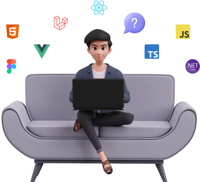 boy with laptop